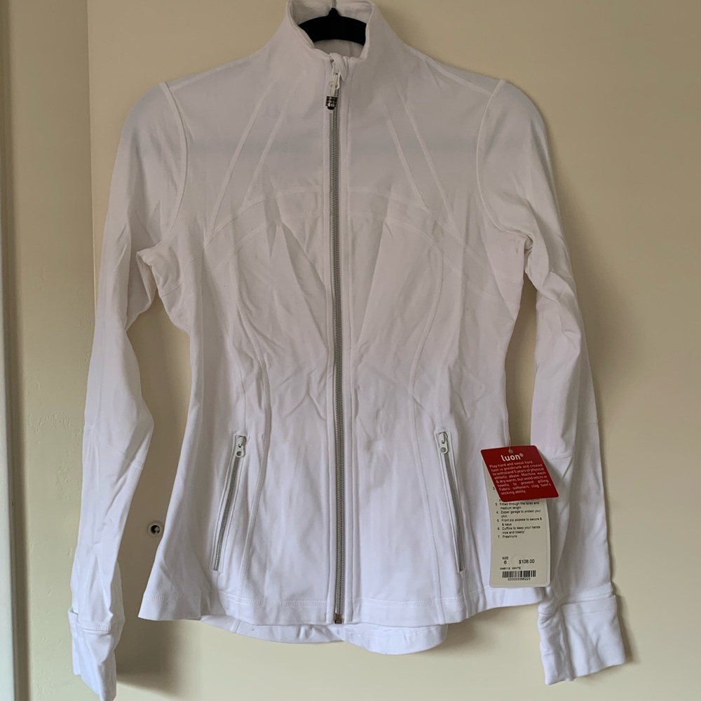 Lululemon Define Jacket White Size 6